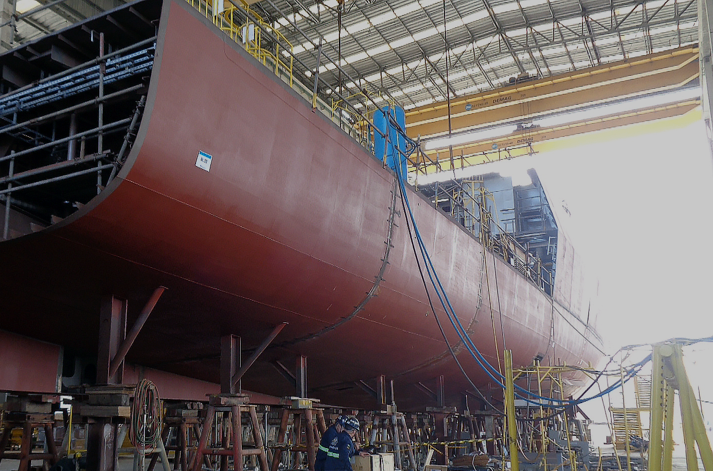 Programa Fragatas Classe Tamandaré: construção da primeira embarcação segue em ritmo acelerado